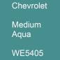 Preview: Chevrolet, Medium Aqua, WE5405.